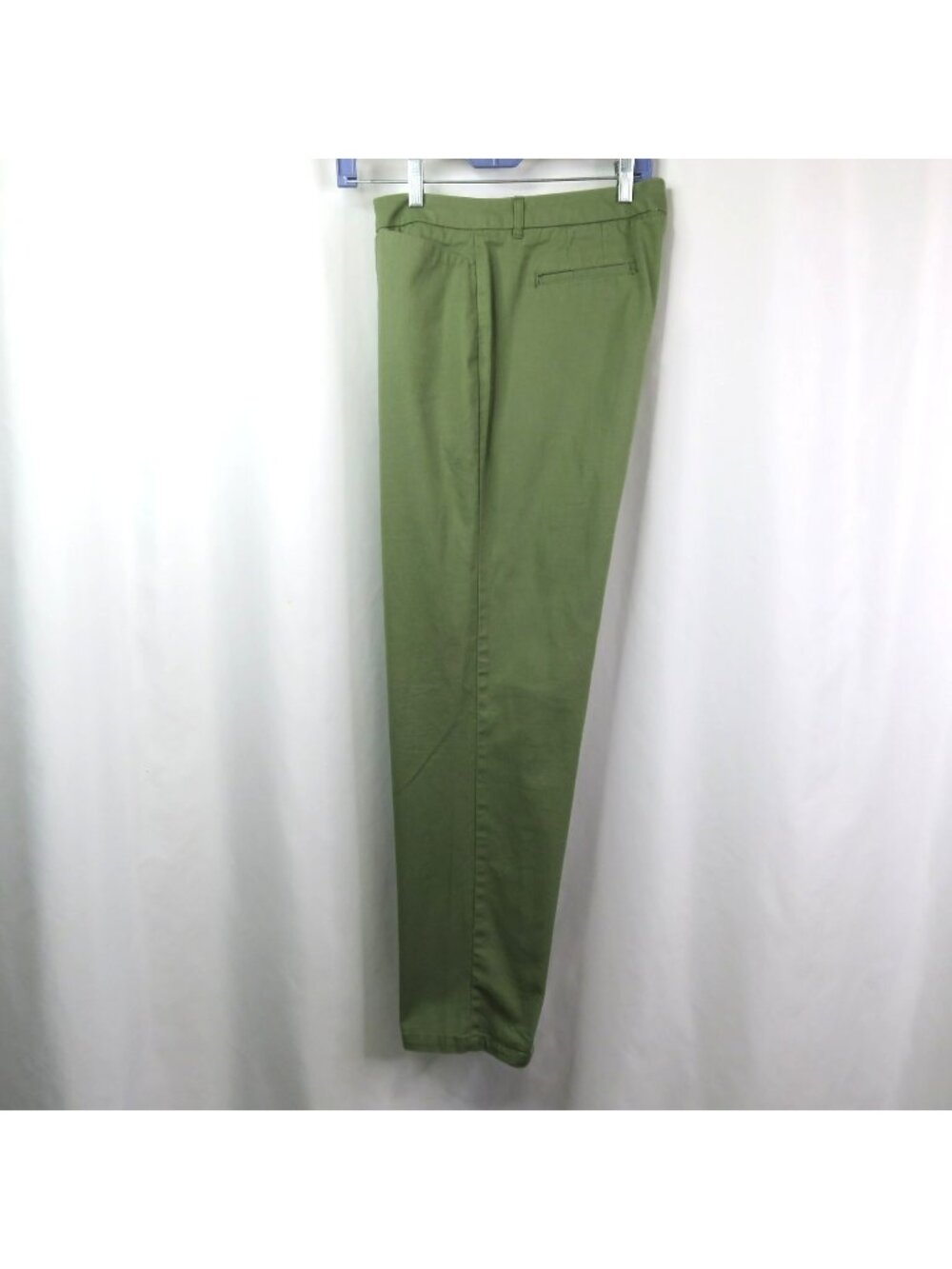 Khaki & Co Ladies Pants Green Size 14 31 x 25.5 Twill Khaki Chinos Slacks